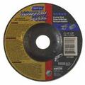 Norton Co Depressed Center Grinding Wheel, 4.5 in. Dia, 0.88 Arbor, 0.25 in. Thick, 24 Grit 547-66252843328